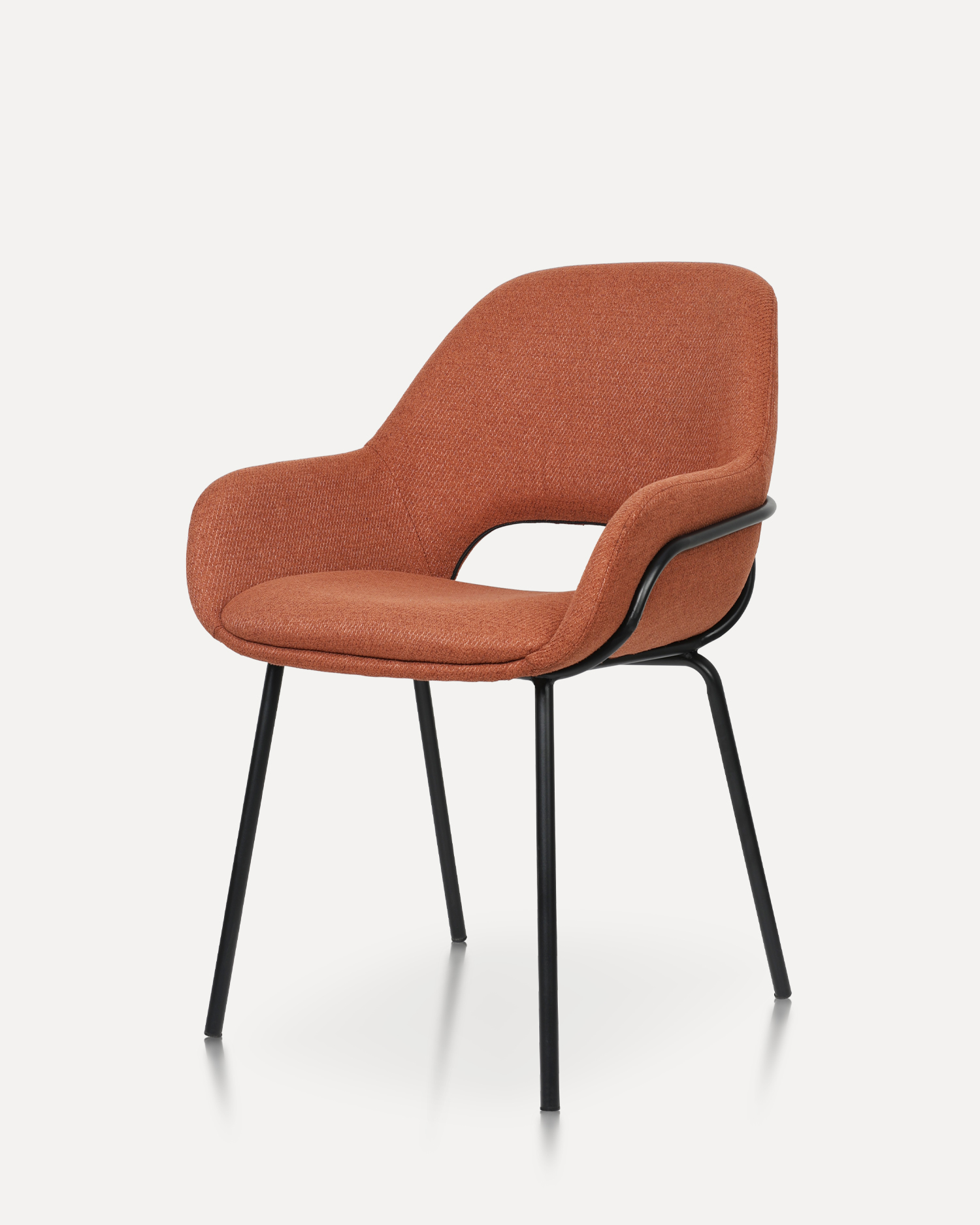 เก้าอี้รับประทานอาหารฐานโลหะ