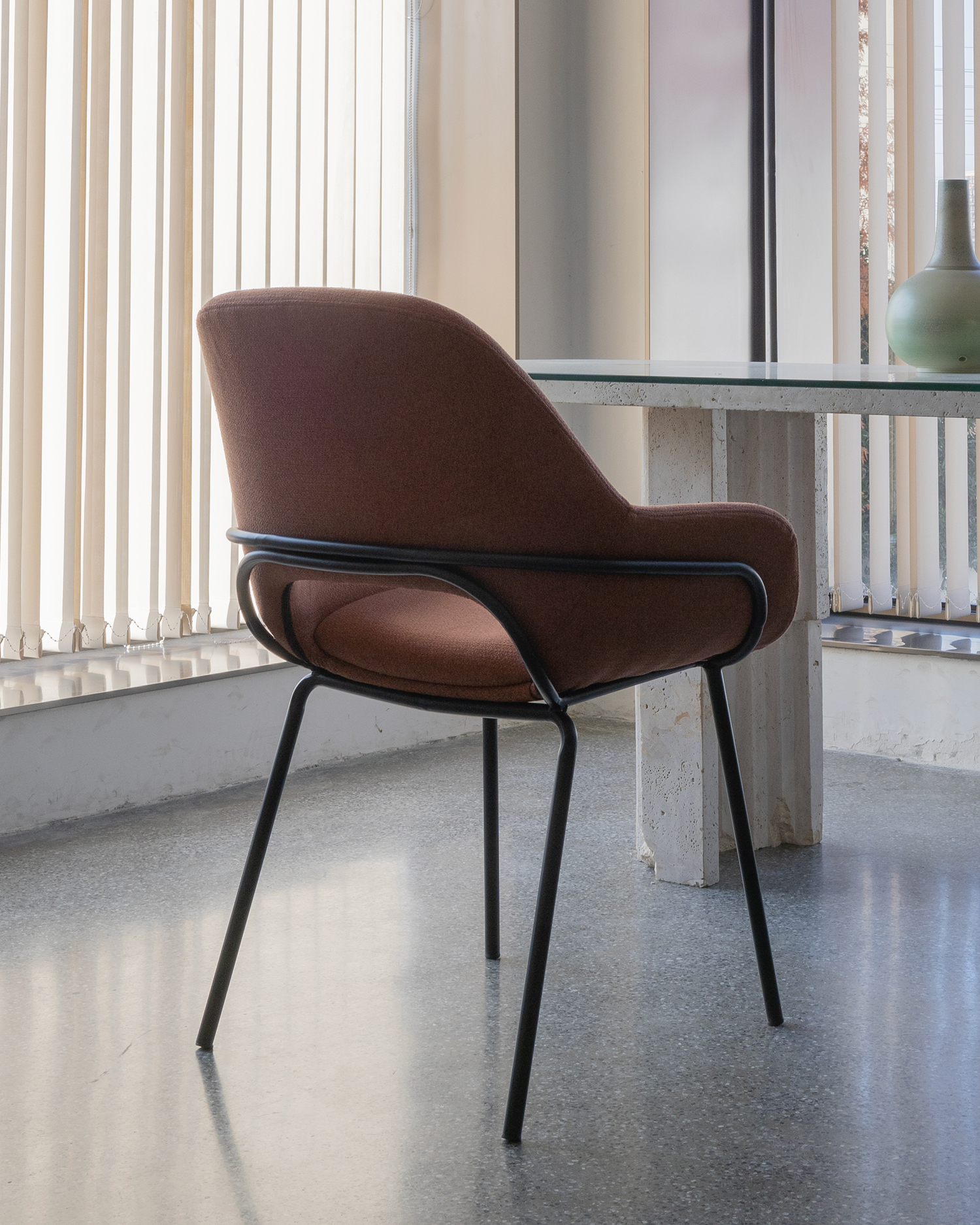 เก้าอี้รับประทานอาหารฐานโลหะ เก้าอี้รับประทานอาหารฐานโลหะ